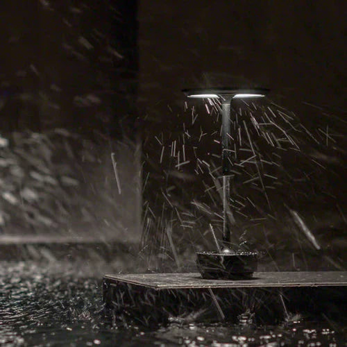 LED Tischlampe Gold Metall dimmbar kabellos