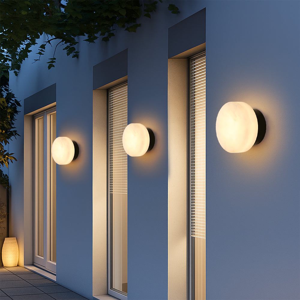 Wandleuchte Marmor LED Modern für Außenbereich