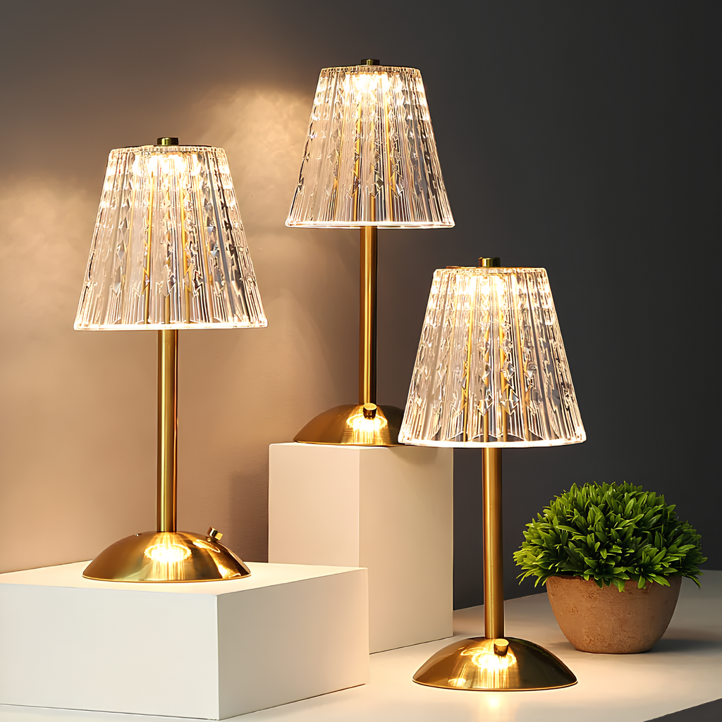 LED Tischlampe Gold Modernes Design