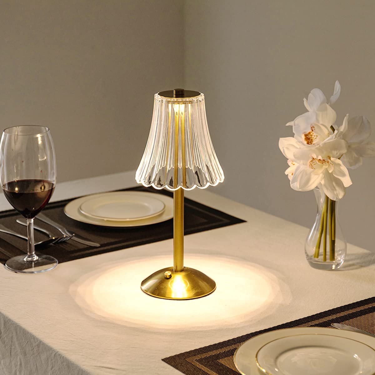 LED Tischlampe Gold Modernes Design